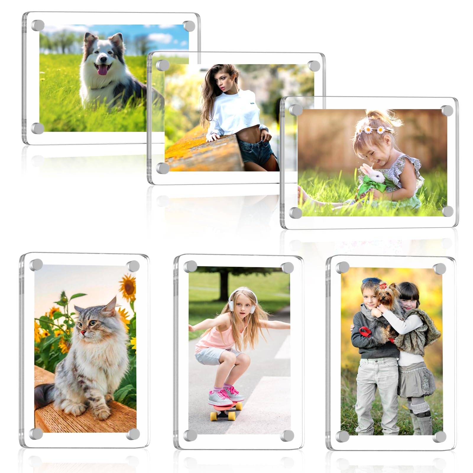 Amazon.com - Hdama Magnetic Picture Frames for Refrigerator, 2.36